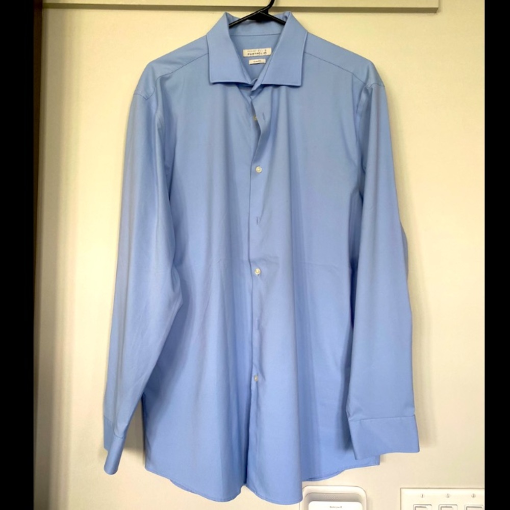 Perry Ellis - Men’s Portofino Button Up Dress Shirt
